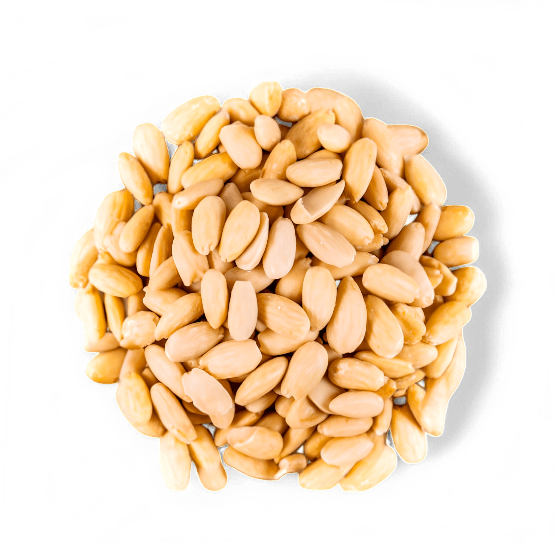 Organic Blanched Whole and Broken Almond (1000 kg Carton Box)