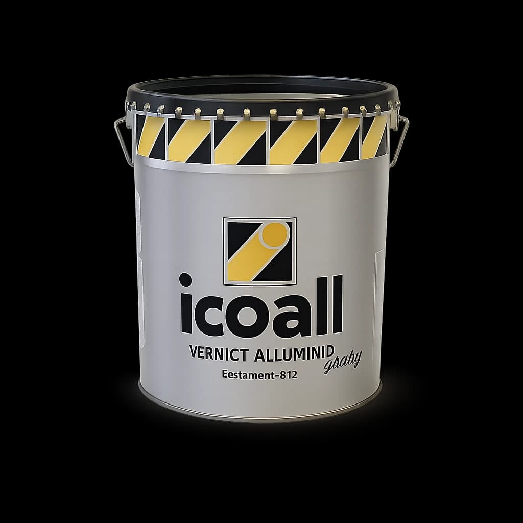 Icoall Prestige Version Aluminum Paint based on Mineral-filled Petrol Resins (Liquid, Solvent Based) (24 Lt)