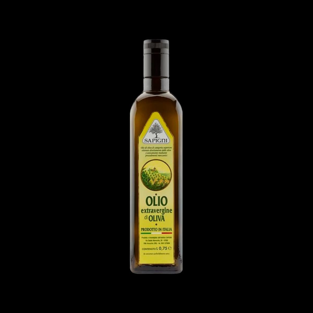 Fruity Extra Virgin Olive Oil, 100% Italian (0,75 Lt)