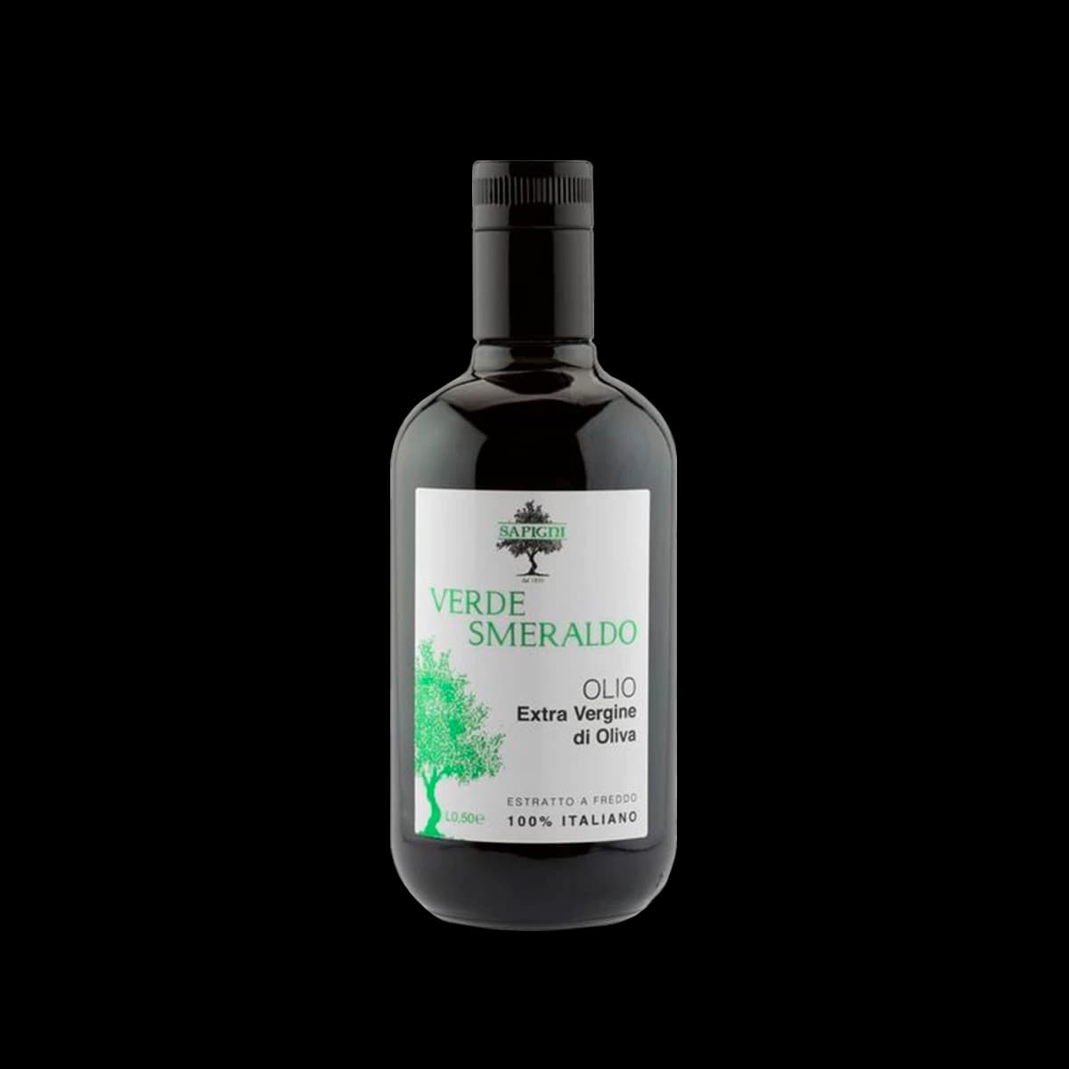 Emerald Green Extra Virgin Oil with a Scent of Freshly Mowed Grass, 100% Italian (0,50 Lt)