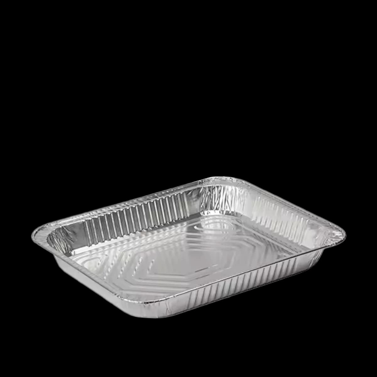 Rectangular Aluminium (Cap. 2250ml) Disposable Turkey and BBQ Pan (500 pcs)