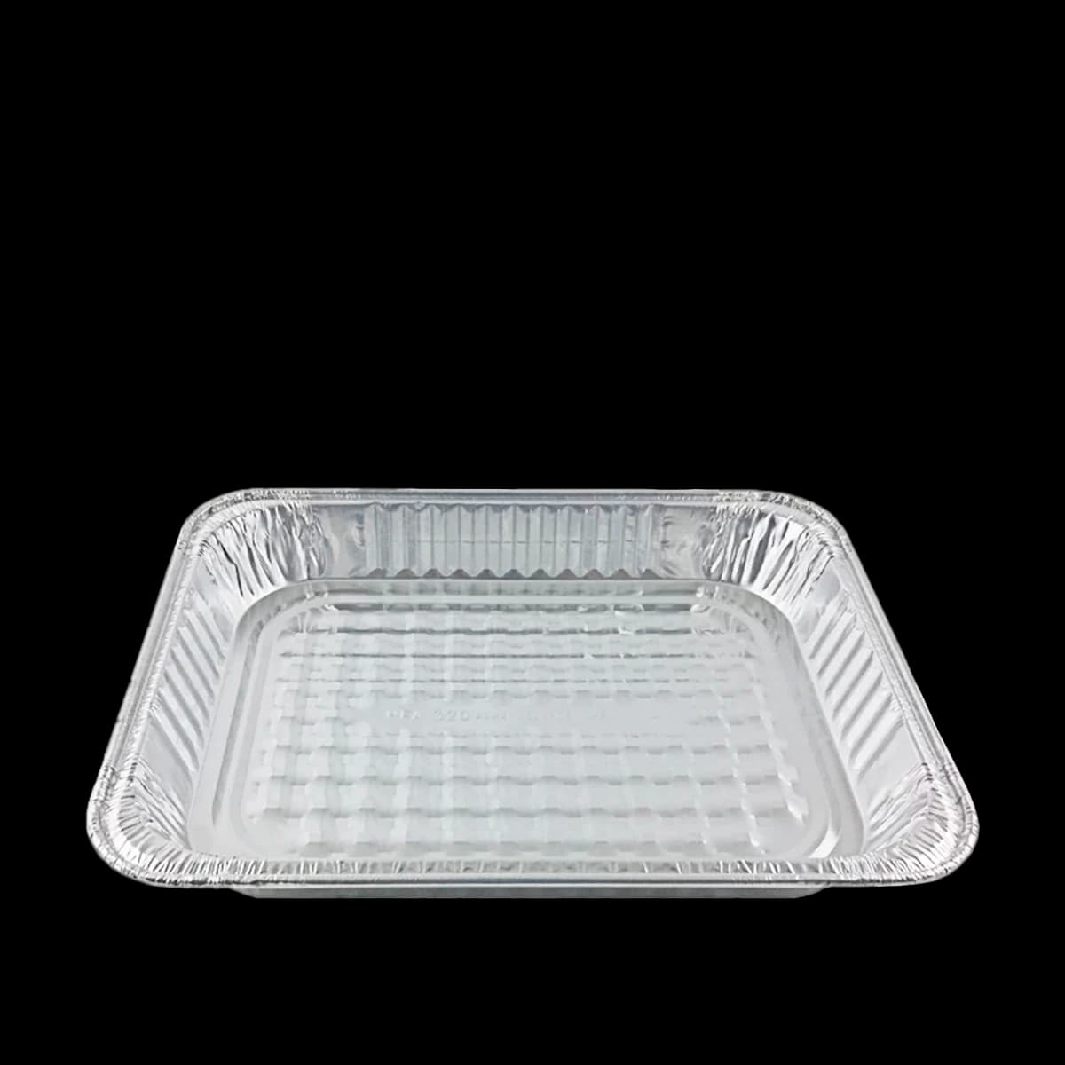 Big Rectangular Aluminium (Cap. 2400ml) Disposable (100 pcs)