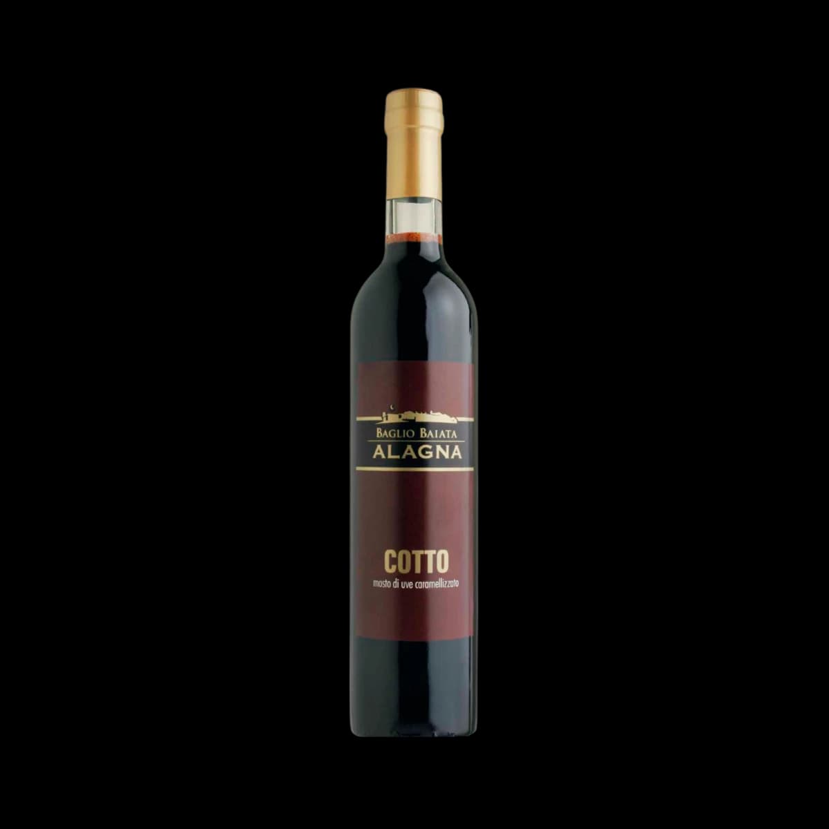 Mosto Cotto Wine with Caramelized Grape to Accompany with a Dessert (0% Vol.)