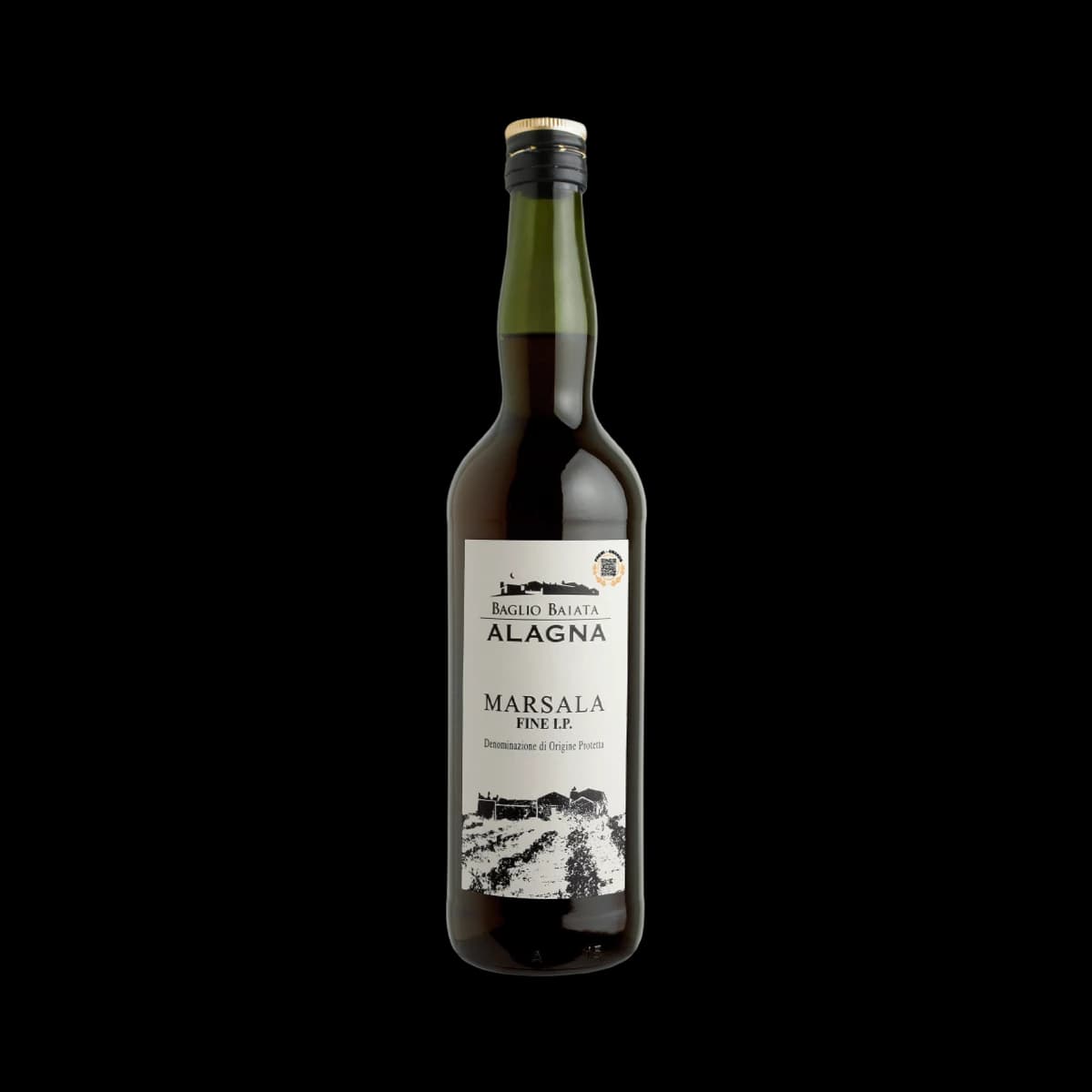 Marsala Fine Italian Particular Wine D.O.M to Accompany with Any Kind of Sweets (17,5% Vol.) (1Lt)